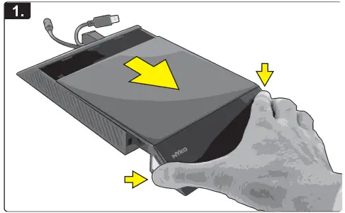 Nyko 86127 Data Bank Hard Drive Enclosure Upgrade Dock for Xbox One 1