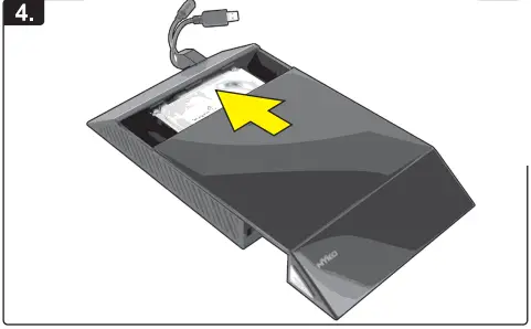 Nyko 86127 Data Bank Hard Drive Enclosure Upgrade Dock for Xbox One 4