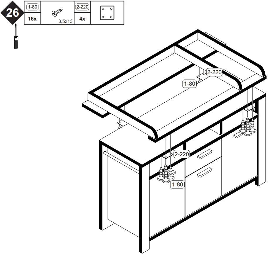 OTTO 1340 Wiko Cupboard - Fig 23