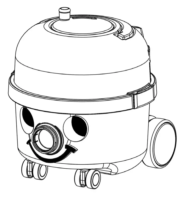 Numatic HENRY 160-11 Cylinder Vacuum -