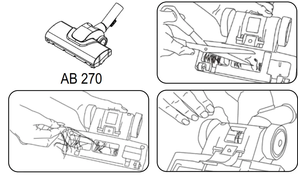 Numatic HENRY 160-11 Cylinder Vacuum - Cleaning the Floor Tool