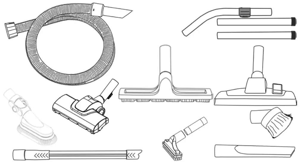 Numatic HENRY 160-11 Cylinder Vacuum - Kit AS36