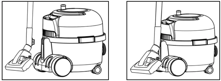 Numatic HENRY 160-11 Cylinder Vacuum - Wand Docking
