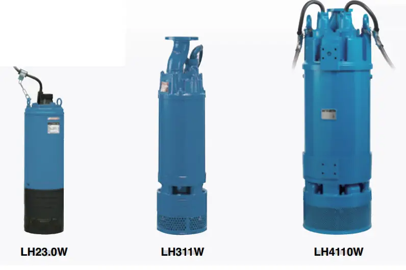 TSURUMI PUMP LHW High Head Drainage Pumps fig 5