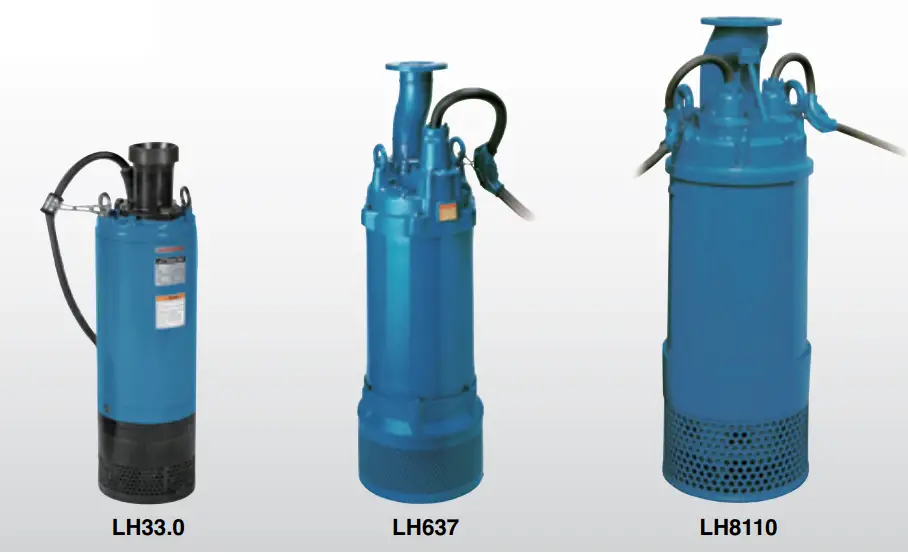 TSURUMI PUMP LHW High Head Drainage Pumps fig 7