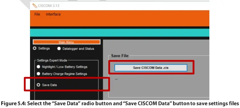 phocos CISCOM PC Software - fig 19