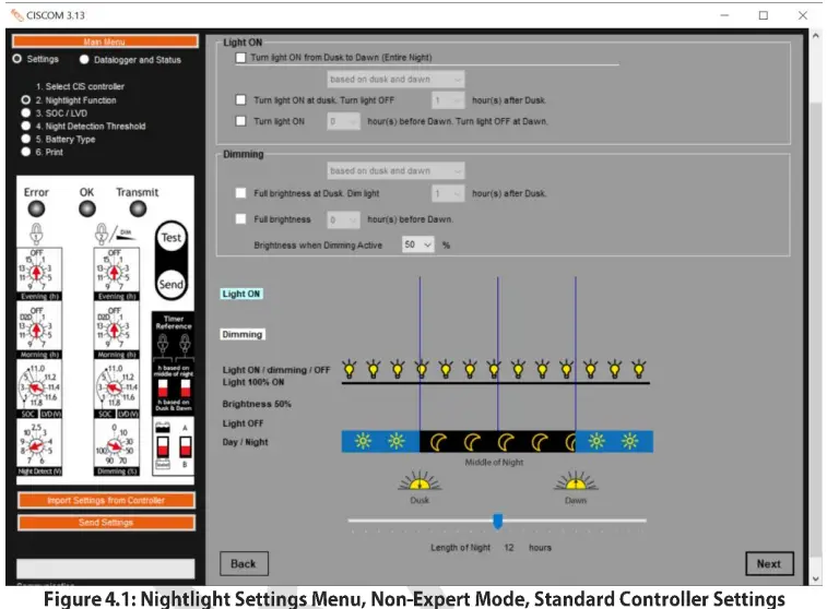 phocos CISCOM PC Software - fig 6