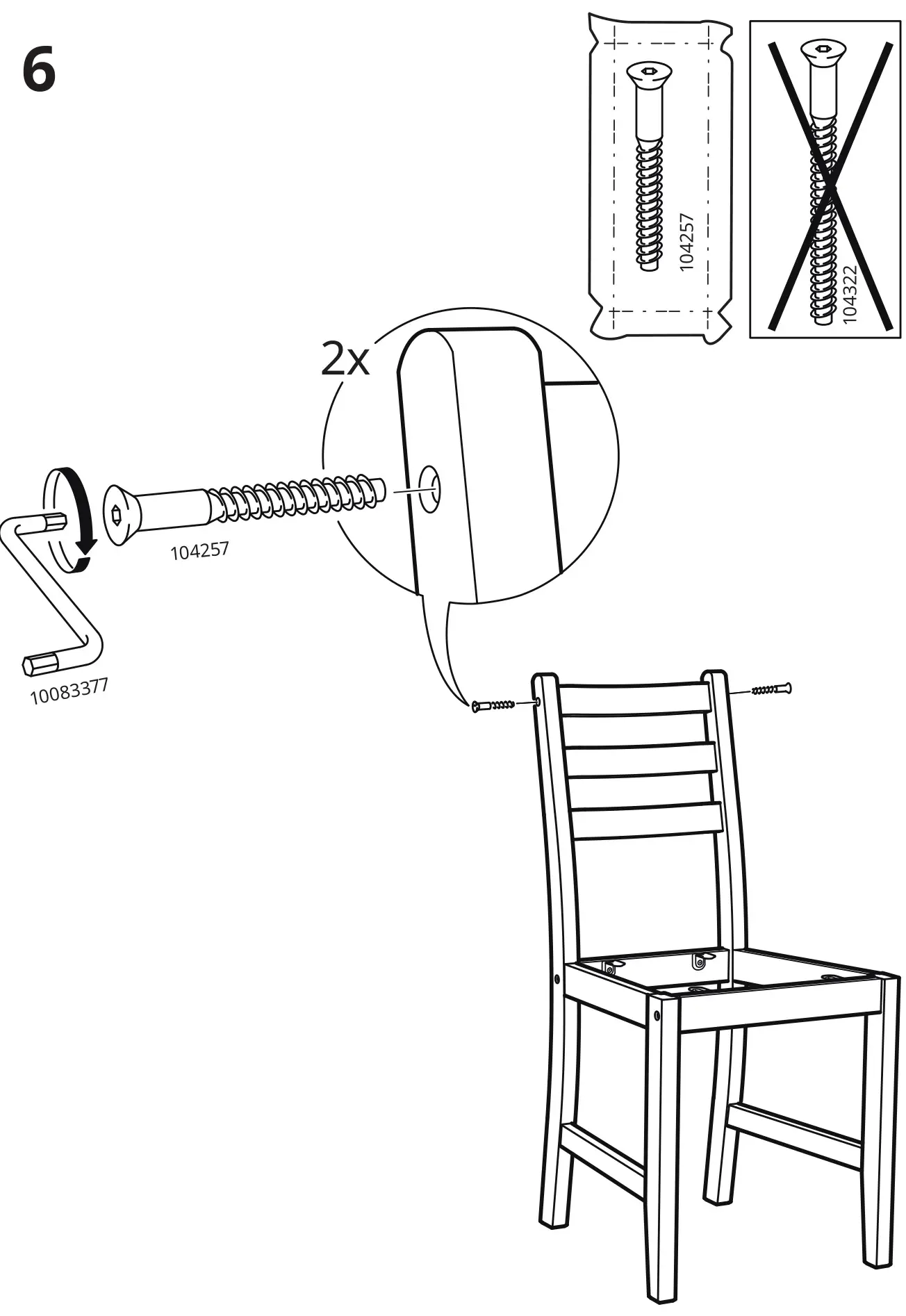 IKEA LERHAMN Light Antique Stain Table - Installation 6