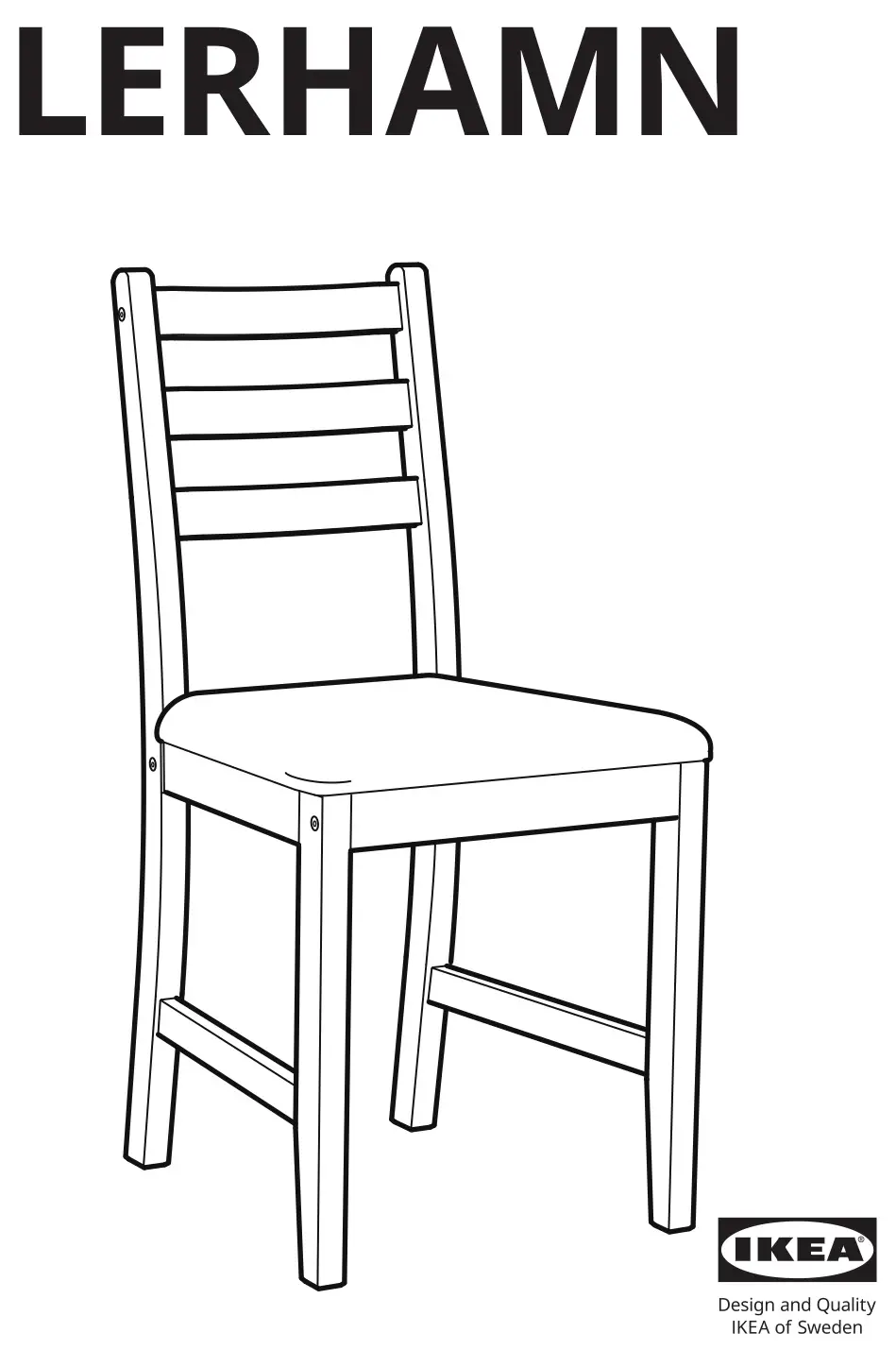 IKEA LERHAMN Light Antique Stain Table Installation Guide