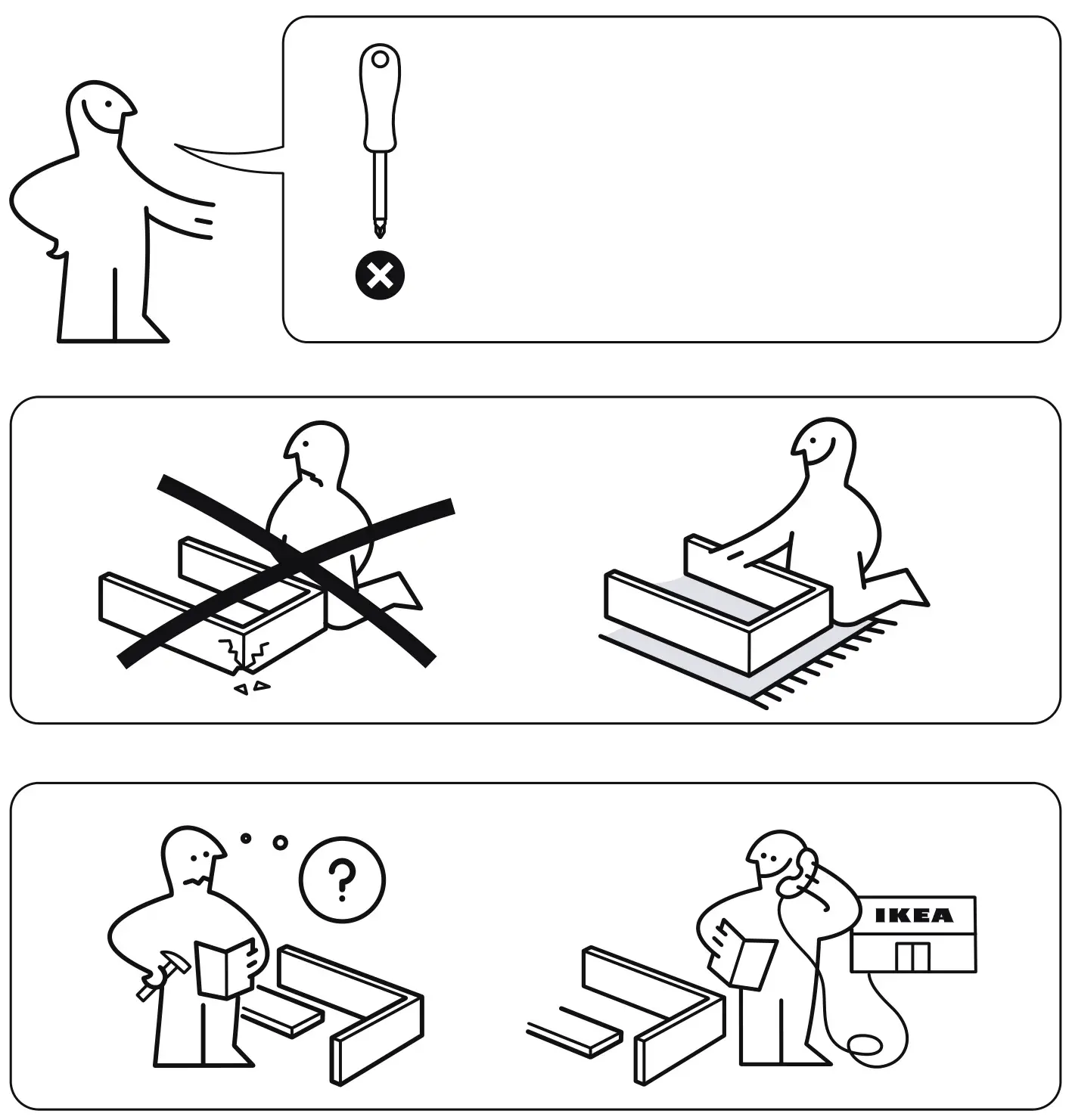 IKEA LERHAMN Light Antique Stain Table - Help