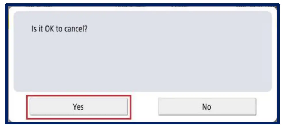 LOFFLER Canon ImageRUNNER Advance DX Interrupt & Cancel Jobs 4