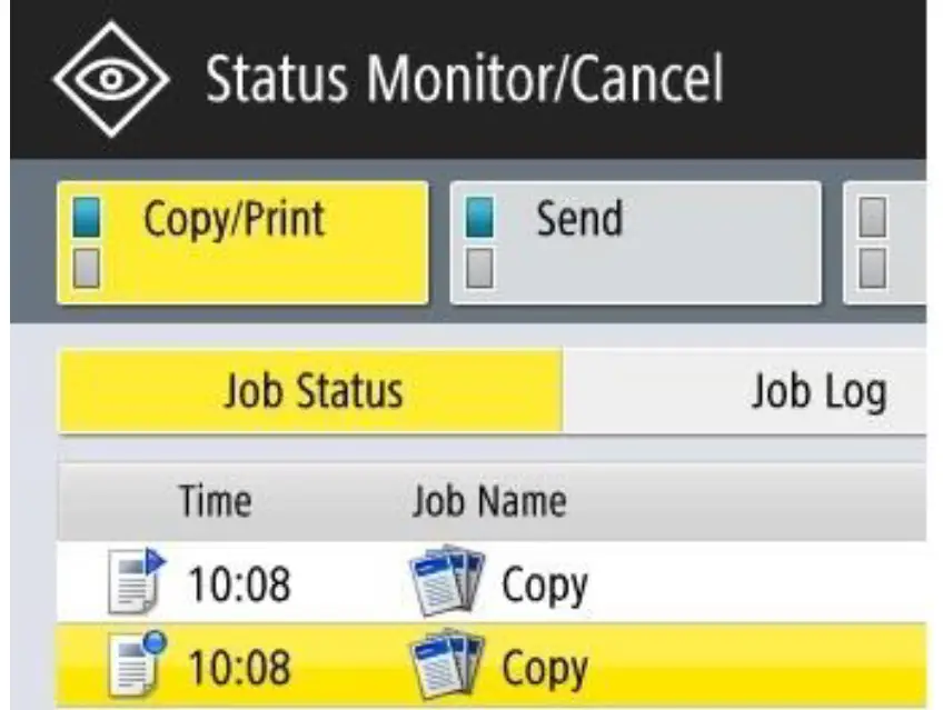 LOFFLER Canon ImageRUNNER Advance DX Interrupt & Cancel Jobs 6