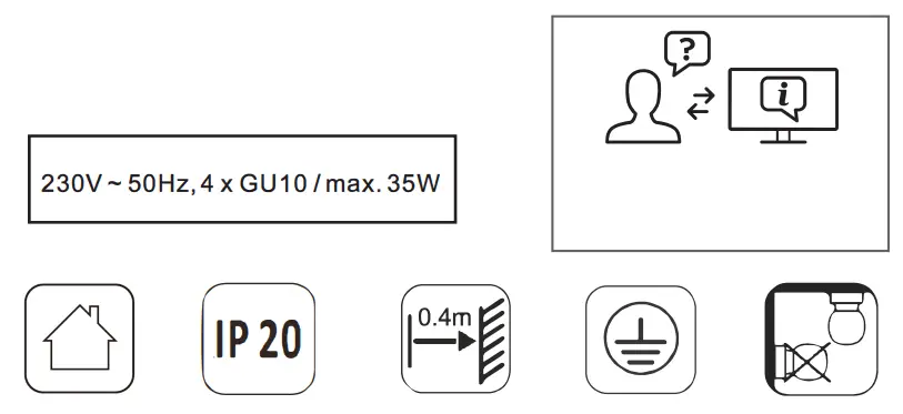 TRIO 302400432 Marley Pendant Spot Ceiling Light -fig1