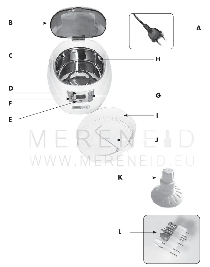 romed-UC-50-Ultrasonic-Cleaner-Instructions-fig-1