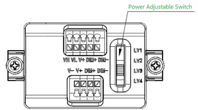 LEDone LOC WP Multi Watt Series LED Wall Light - SWITCH