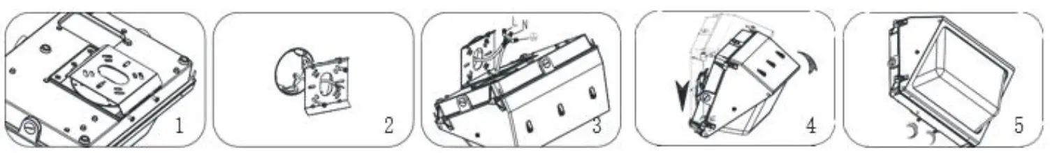 LEDone LOC WP Multi Watt Series LED Wall Light - templatde