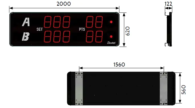 Bodet BTX8020 Set Multi Sport Scorer fig 3