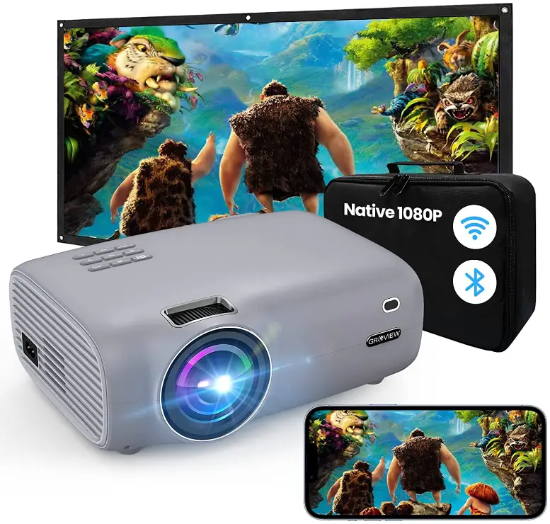 Groview-BL-43-Wi-Fi-and-Bluetooth-Mini-Projector