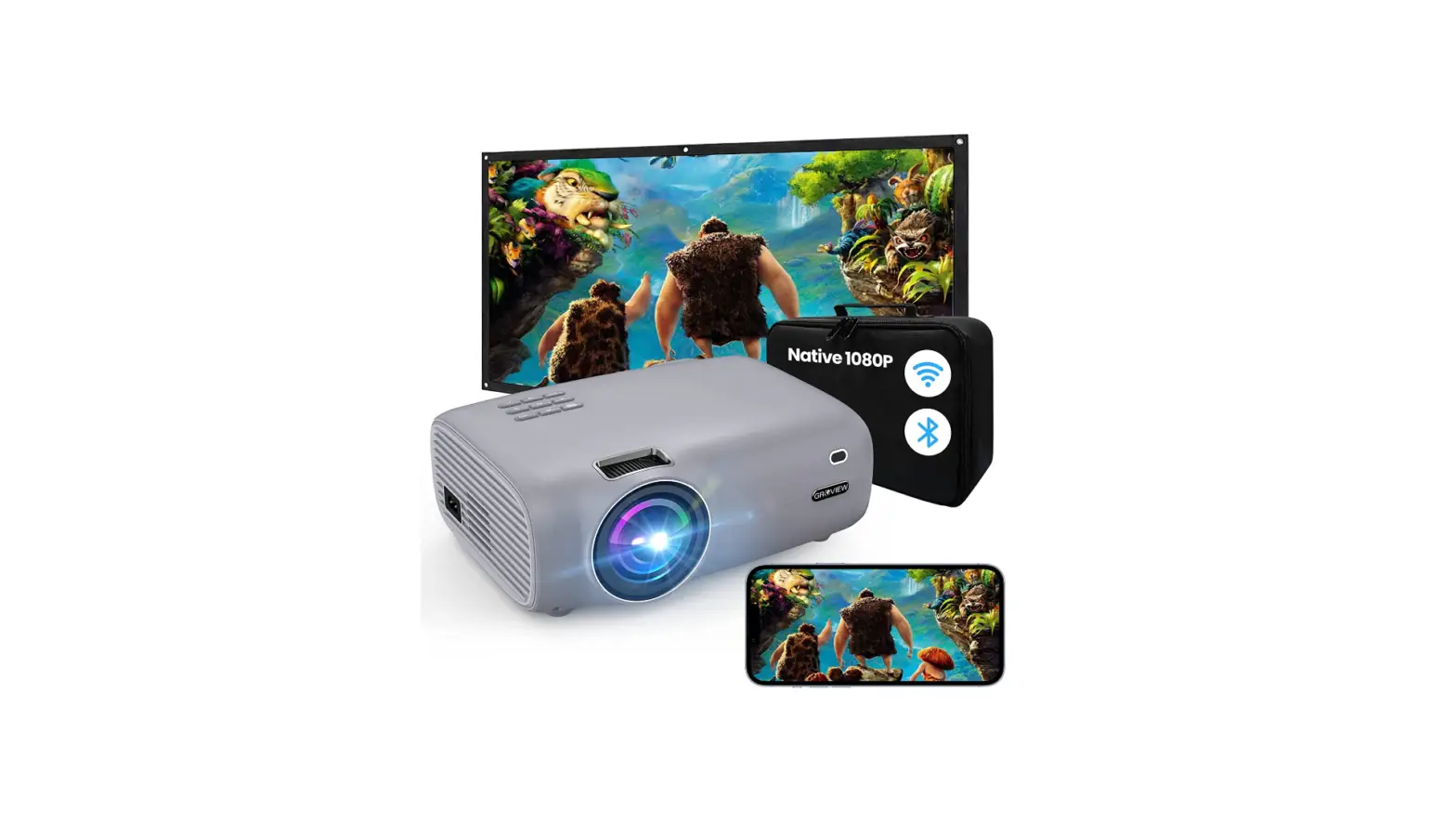 Groview ‎bl-43 Wi-fi And Bluetooth Mini Projector User Manual