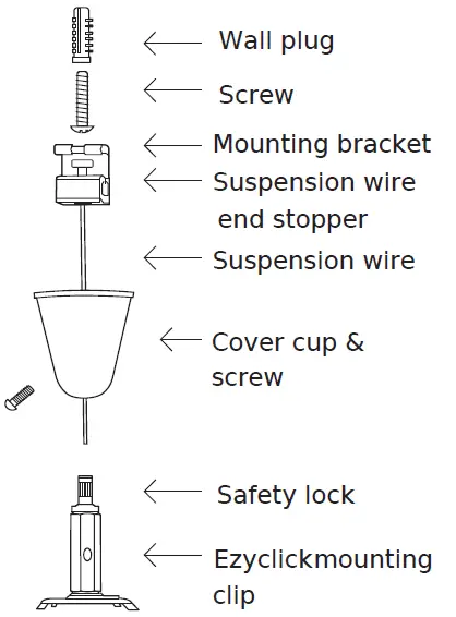 MONDOLUX MK04SS Power Track 3-Circuit Surface Mounted 3