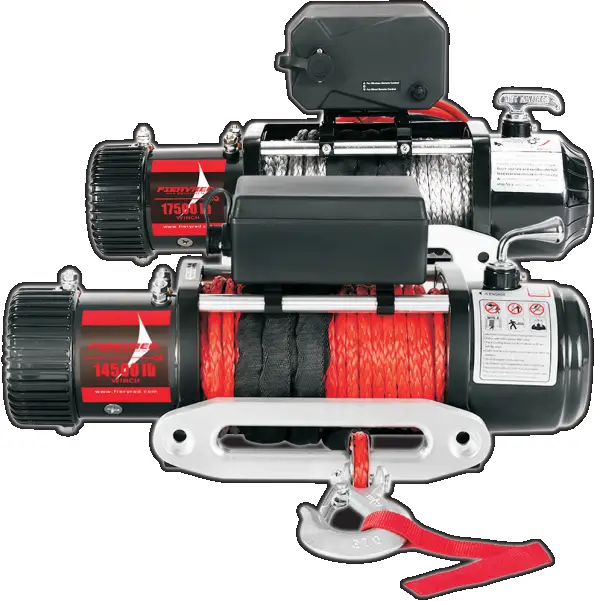FIERYRED WIN14500R-ROPE Electric Winch