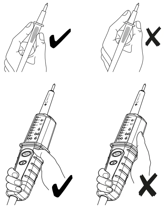 TROTEC BE20 Voltage Detector - fig 4