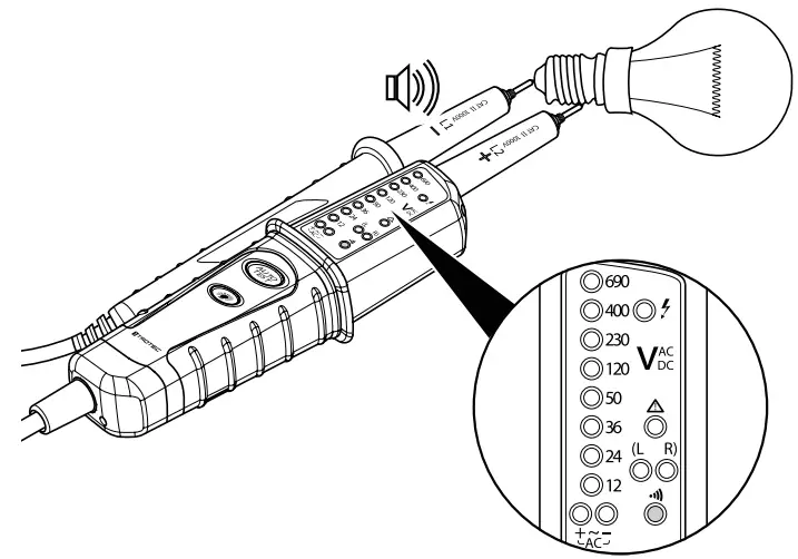 TROTEC BE20 Voltage Detector - fig 6