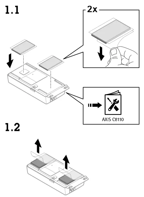 AXIS COMMUNICATIONS TU1002 VE Microphone Kit - fig 13