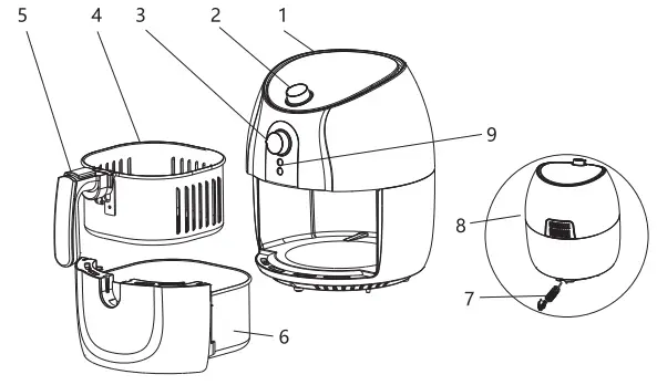 AIGOSTAR-300004PYC-Mechanical-Air-Fryer-fig-1