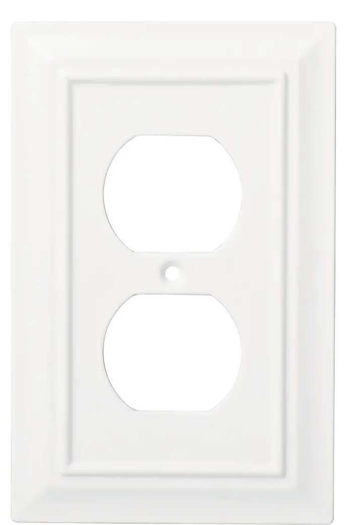 allen roth W31558-PW-UC Wood Architectural 1-Gang Standard Toggle/Duplex Wall