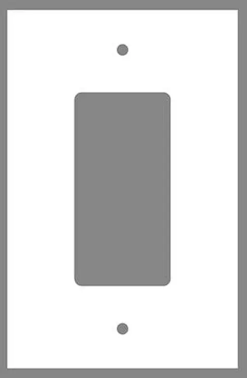 allen   roth W31558-PW-UC Wood Architectural 1-Gang Standard Toggle/Duplex Wall