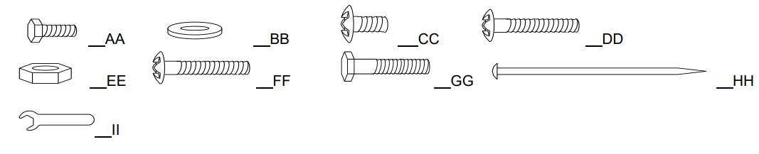 Sunjoygroup L-GZ680PST-M - HARDWARE INCLUDED