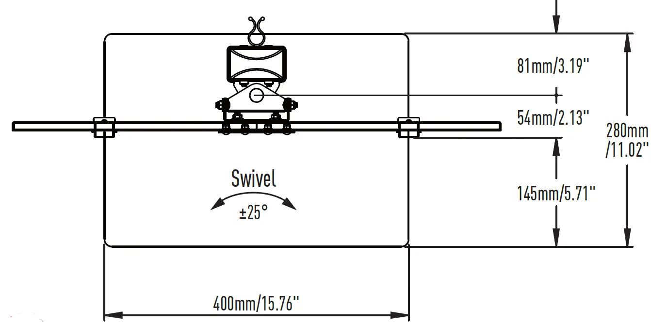 MOUNTUP MU0031 Universal TV Stand 34