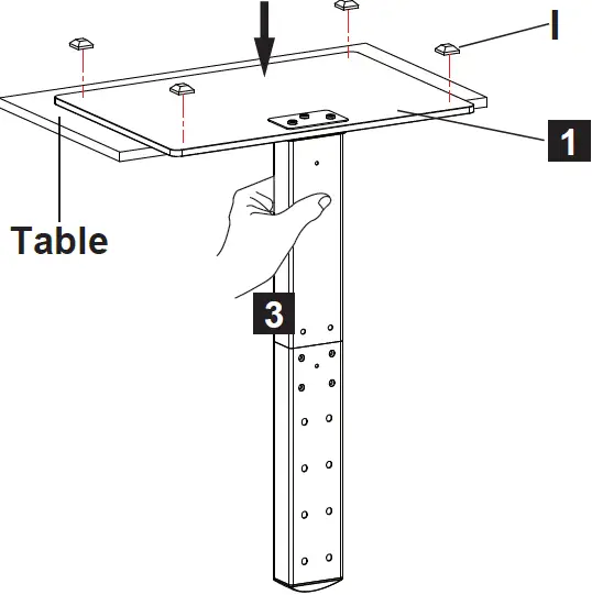 MOUNTUP MU0031 Universal TV Stand 42