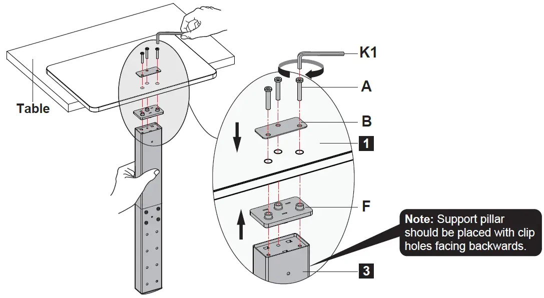 MOUNTUP MU0031 Universal TV Stand 45
