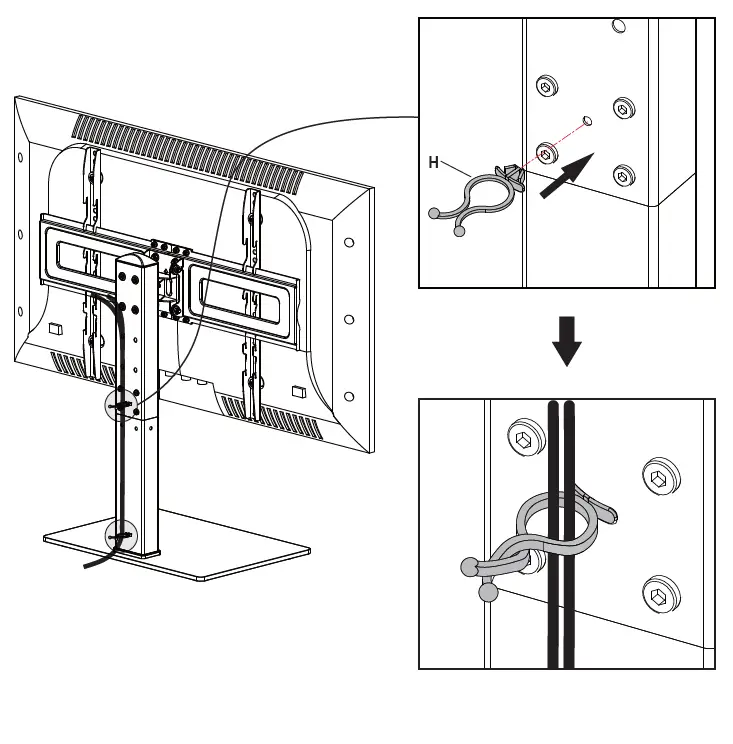 MOUNTUP MU0031 Universal TV Stand 50