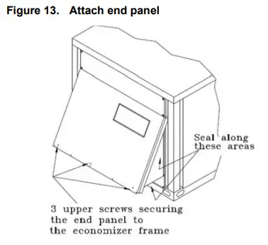 TRANE-Technologies-BAYECON300-Downflow-Dry-Bulb-Economizer-fig-13