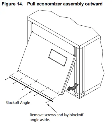 TRANE-Technologies-BAYECON300-Downflow-Dry-Bulb-Economizer-fig-14