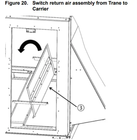 TRANE-Technologies-BAYECON300-Downflow-Dry-Bulb-Economizer-fig-20