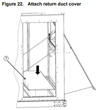 TRANE-Technologies-BAYECON300-Downflow-Dry-Bulb-Economizer-fig-22
