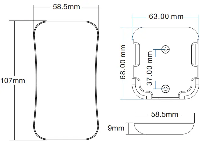 SKYDANCE-R7-Ultrathin-CCT-Touch-WheelRF-Remote-Controller-fig-2