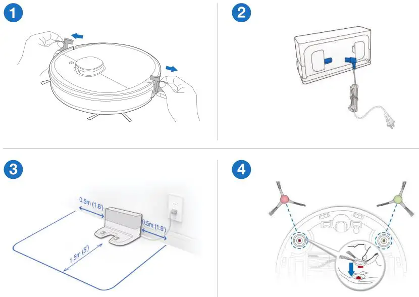 ECOVACS OZMO920 Robo Cleaners - Figure 1, 2, 3, 4