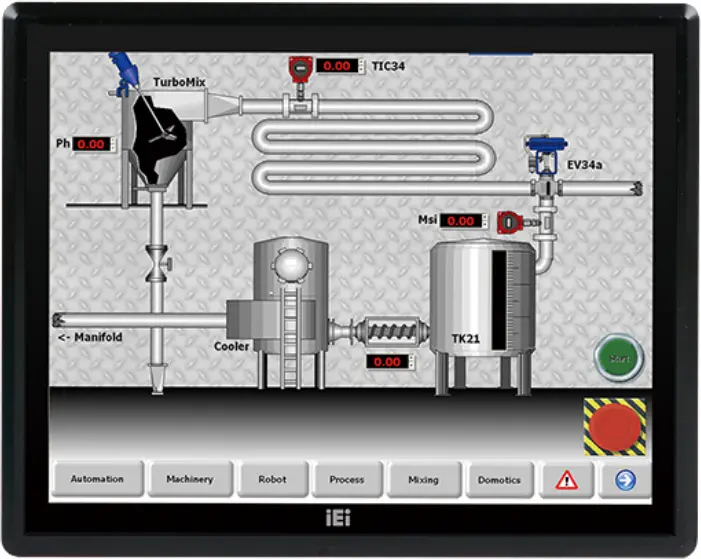 iEi DM-F19A 17-24 Inch DM-F IP65 Industrial Monitor