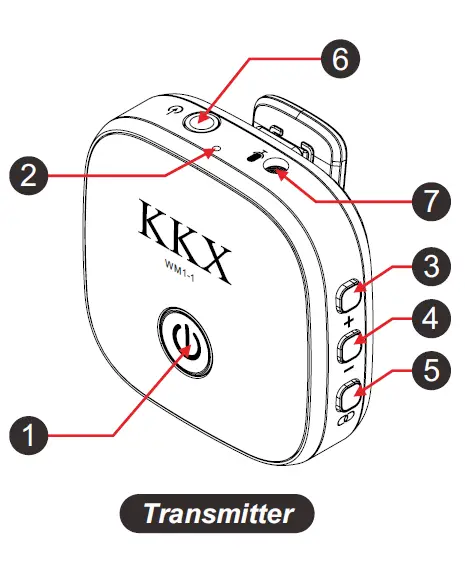 KKX-WM1-1 -Wireless -Lavalier-Microphone-01