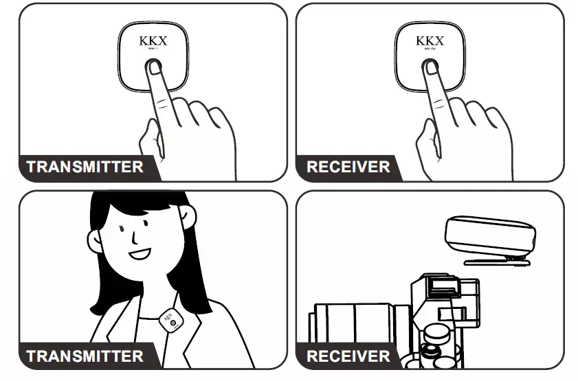 KKX-WM1-1 -Wireless -Lavalier-Microphone-03