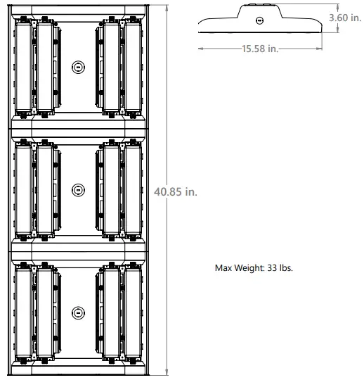 ALBEO ABV4 Series LED High Bay Luminaire - Figure 14