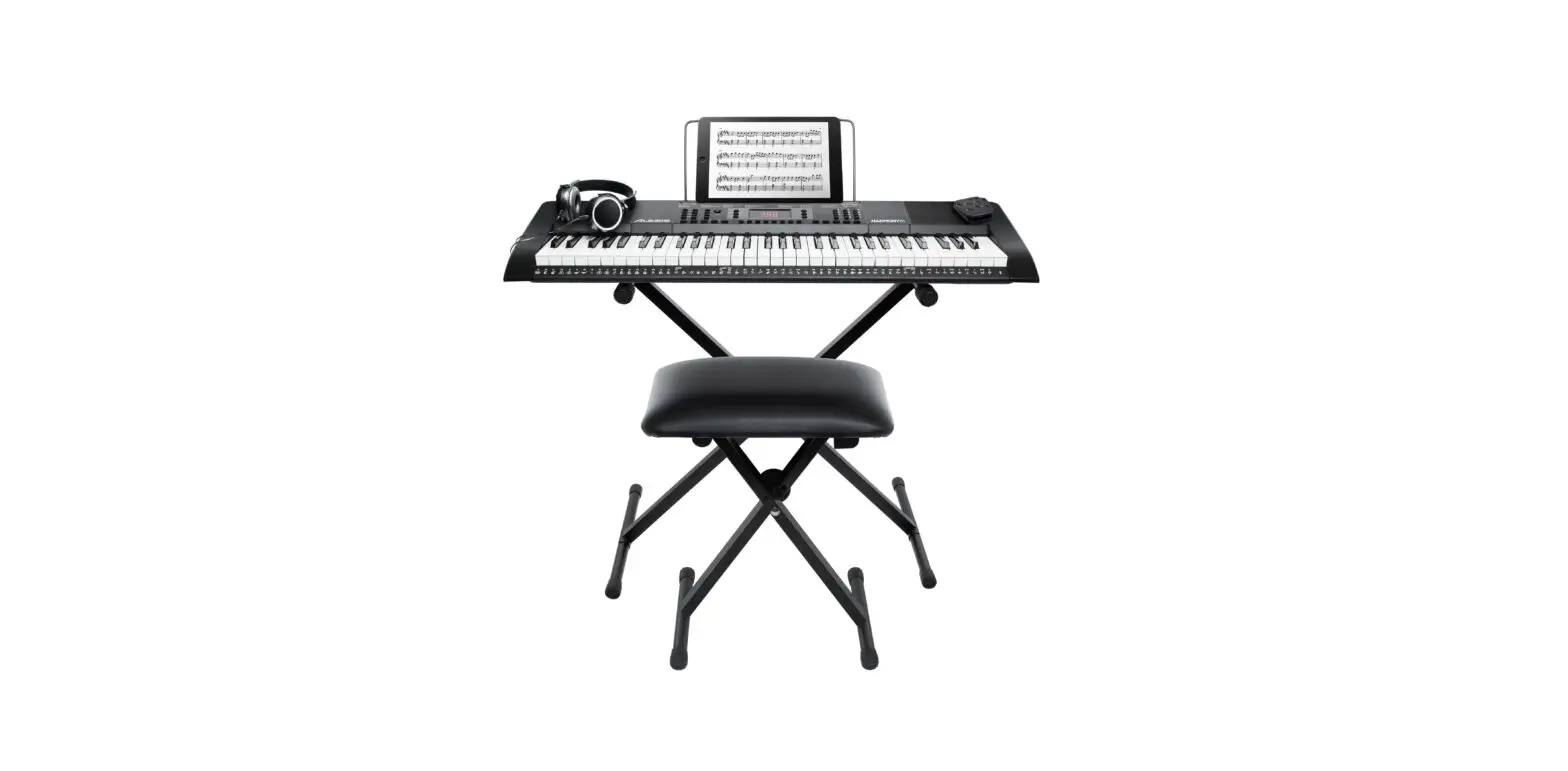 Alesis Harmony 61 Mk3 61 Key Portable Keyboard With Built In Speakers User Guide