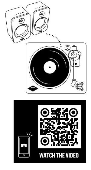 MARLEY EM-JA019-SB Bluetooth Wireless Speakers - BLUETOOTH TURNTABLE