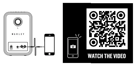 MARLEY EM-JA019-SB Bluetooth Wireless Speakers - PLAYING VIA AUX