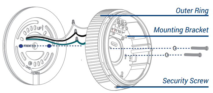 LOREX W452AS Series Wired Floodlight Security Camera - Mounting Bracket
